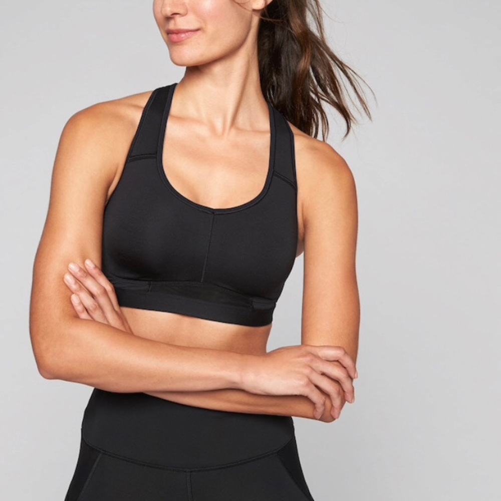 NWT Athleta Hullabraloo Bra Black 32B